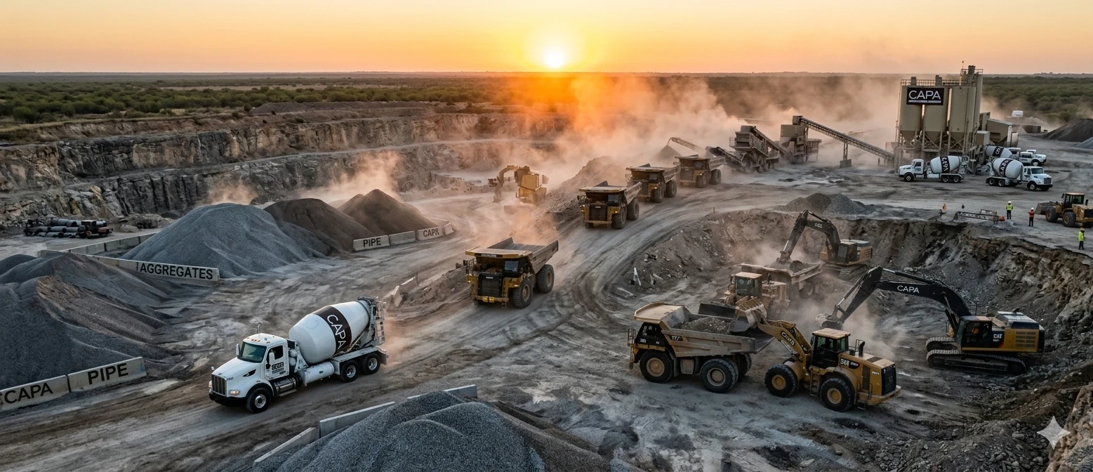 CAPA aggregate quarry and pit operation