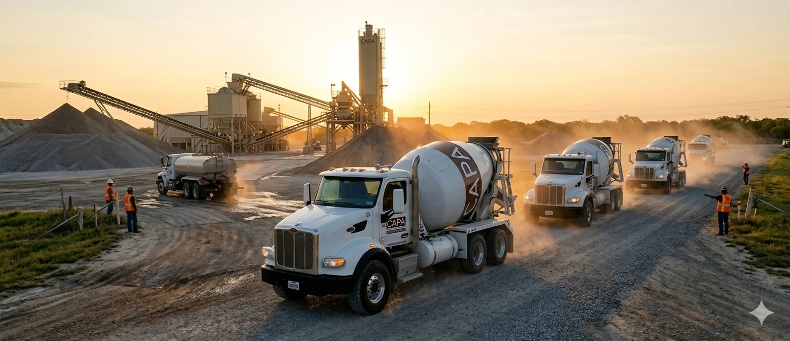 CAPA ready-mix concrete trucks